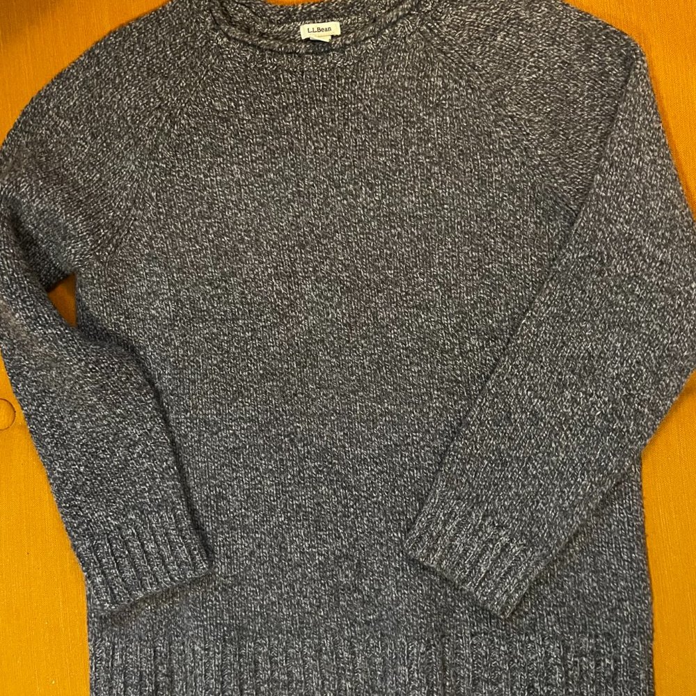 LL Bean Ragg Wool Sweater-Lg
